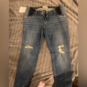 Isabel Distressed Maternity Skinny Jeans